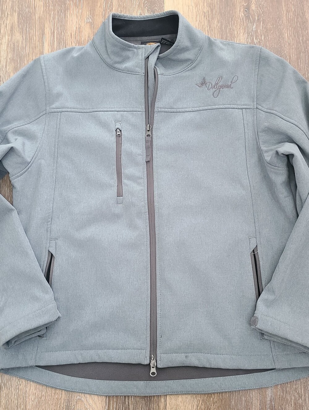 Dollywood Full Zip Fleece Lined Jacket Womens Size XL